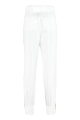 Eburnea cotton-twill bush-trousers